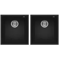 Кухонная мойка Elleci Quadra 200 Undermount G40 Nero / LGQ20040BSO