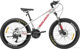 Велосипед Nialanti Subway 1.0 MD 24 2024 (серебристый, разобранный, в коробке)