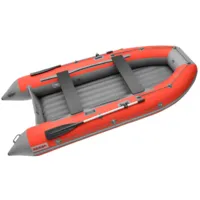 Надувная лодка Roger Boat Zefir 3500 LT (малокилевой, красный/серый комби)