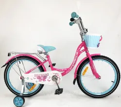 Детский велосипед Favorit Butterfly 18" розово-голубой