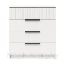 Комод 67.20 Брандо (МДФ С ПВХ белый) (0,8м)