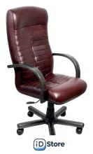 Офисное кресло Деловая обстановка Консул Экстра (бордовый, кожа люкс)
