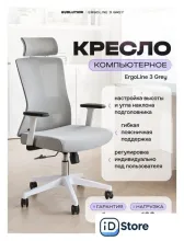 Офисное кресло Evolution ErgoLine 3 (серый)