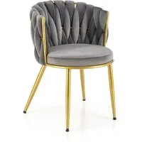 Стул Halmar K517 (серый/золотистый)