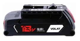 Аккумулятор VOLAT BOS-GBA18V40 (18В/2.5 Ah)