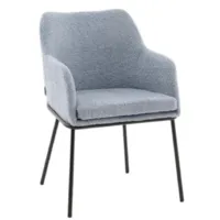 Стул Stool Group Кози с подлокотниками / AV 318-C76sl-08 (букле синий)