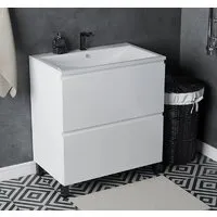 Мебель для ванных комнат Vela Тумба под умывальник Vela Мира 75Н без планки под Alice TU271031