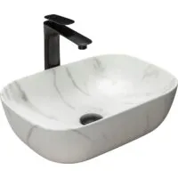 Умывальник Rea Belinda (серый мрамор)