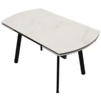 Кухонный стол ДСВ Князь 140х80х30 (белый)