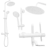 Душевая система Rea Lungo white REA-P6608