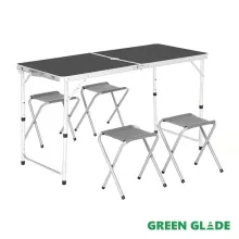 Набор мебели для пикника Green Glade M790-5 (темно-серый)