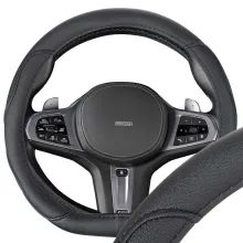 Оплетка D-тип экокожа S (35-37 см) SKYWAY Design Drift-4 Черная
