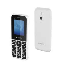 Кнопочный телефон Maxvi C27 (белый)
