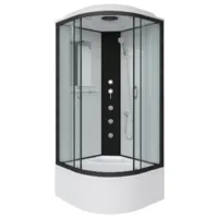 Душевая кабина Niagara NG-6709-14G 100x100x215 (прозрачное стекло/черный)