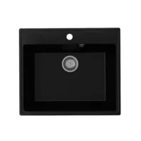 Кухонная мойка Ulgran QUARTZ Forte 580-07 (уголь)