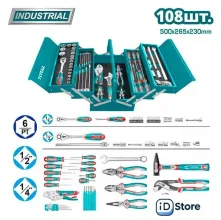Универсальный набор инструментов Total THTCS121081 (108 предметов)