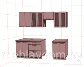 Кухня Мила Деко 1,8м (предоплата)