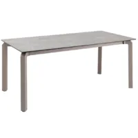 Обеденный стол Stool Group Varden Раскладной 180-240x90 (серый)