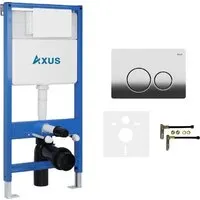 Инсталляция для унитаза Axus 011D с кнопкой 097IC