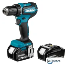 Дрель-шуруповерт Makita DDF485RTJ (с 2-мя АКБ 5.0 Ач, кейс)