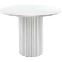 Кухонный стол Notta Барел 100 615163 (белый/белый)