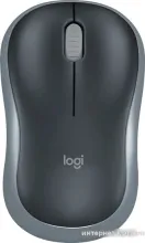 Мышь Logitech M186 (черный/серый)