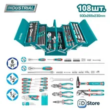 Универсальный набор инструментов Total THTCS121081 (108 предметов)