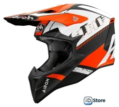 Мотошлем Airoh WRAAAP Feel WRF32-L (L, оранжевый матовый)