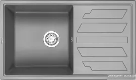 Кухонная мойка Granula GR-8601 (алюминиум)