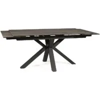 Кухонный стол Signal Columbus ceramic COLUMBUSCBRC160 (дерево/черный)