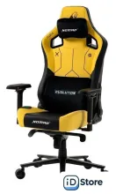 Игровое (геймерское) кресло Evolution Nomad PRO Cyberpunk Core (черный/желтый)