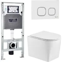 Унитаз подвесной WeltWasser Amberg 506 ST Nesenbach 004 GL-WT Amberg RD-WT