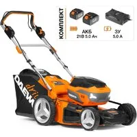 Газонокосилка Daewoo Power DLM 5042Li-S Set (с 2-мя АКБ)