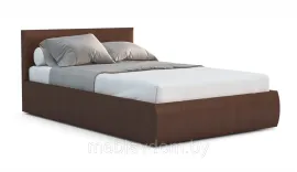 Мягкая кровать Верона 140 Dark brown с подъемным механизмом