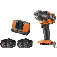 Гайковерт AEG Powertools BSS18MTF12BL-402C 4935479664 (с 2-мя АКБ, кейс)