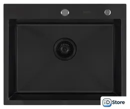 Кухонная мойка ARFEKA Eco AR 600500 Black PVD Nano Decor