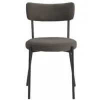 Набор стульев TetChair Lite (4шт., велюр темно-серый/vt конфетти стоун)