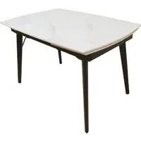 Кухонный стол Lagoma Лаго керамика (белый глянец)