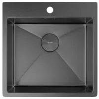 Мойка кухонная ZorG Zerox 51 / IF PVD Gunblack