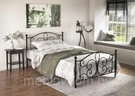 Кровать HALMAR PANAMA черный, 120/200