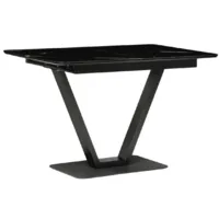 Обеденный стол Woodville Бугун / 500004 (обсидиан/черный)