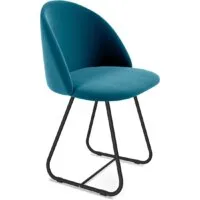 Стул Sheffilton SHT-ST35/S38 (тихий океан/хром лак)