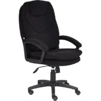 Офисное кресло TetChair Comfort LT флок (черный)