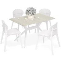 Обеденная группа Sheffilton SHT-DS267 (онтарио/белый)