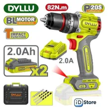 Ударная дрель-шуруповерт Dyllu DTCDP8285 (с 2-мя АКБ, кейс)