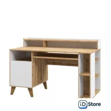 Стол Неман мебель Сканди МН-036-25 (дуб вотан/белый)