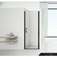 Душевая дверь Vincea Orta VPP-1O800CLB (черный/прозрачное)