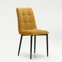 Стул "Дарлинг" ткань Dream Yellow (дрим желтый)/каркас черный