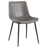Стул Stool Group Деймон / AV 462-Pg-08 (экокожа серый)