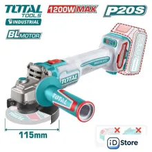 Угловая шлифмашина Total TAGLI221153 (без АКБ)